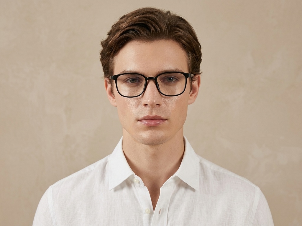 BS0620-0240_Black_Rectangular_TR90_Glasses_corner-tryon_male