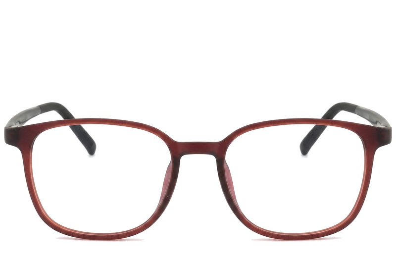 BS0620-0242_Red_Rectangular_TR90_Glasses_corner-front