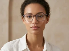 BS0620-0245_Grey_Rectangular_TR90_Glasses_corner-tryon_female