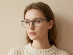 BS0620-0246_Grey_Rectangular_TR90_Glasses_corner-tryon_female
