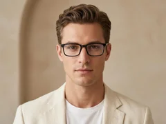 BS0620-0247_Black_Rectangular_TR90_Glasses-tryon_male