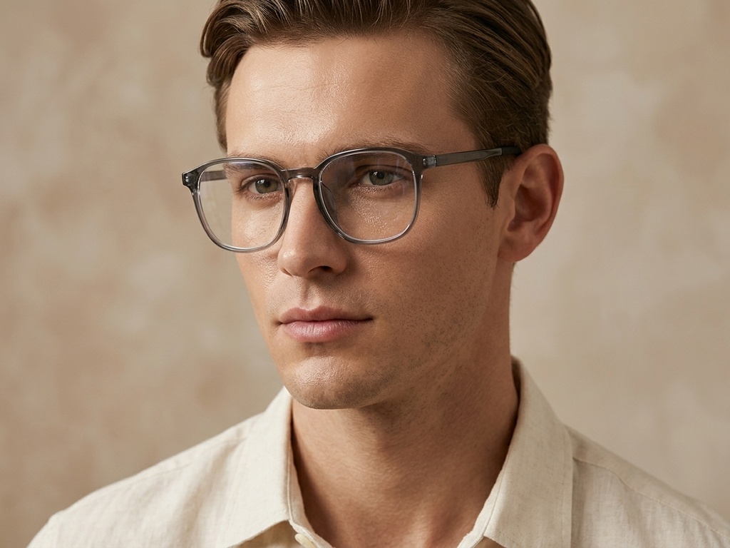 BS0620-0251_Green_Rectangular_TR90_Glasses_corner-tryon_male