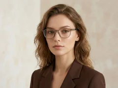 BS0620-0255_Brown_Rectangular_TR90_Glasses_corner-tryon_female
