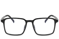 BS0620-0258_Black_Rectangular_TR90_Glasses_corner-front
