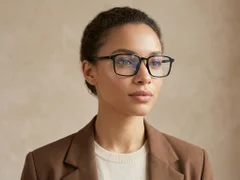 BS0620-0258_Black_Rectangular_TR90_Glasses_corner-tryon_female