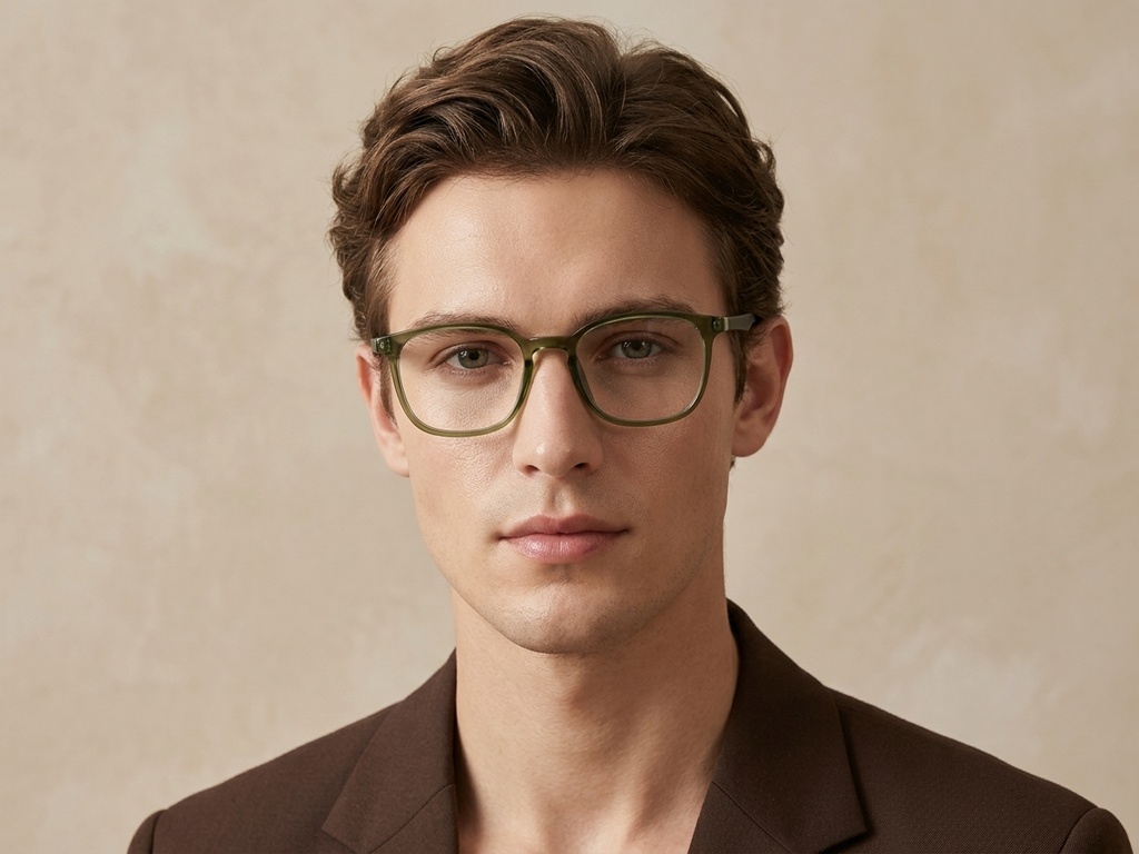BS0620-0263_Green_Rectangular_TR90_Glasses_corner-tryon_male