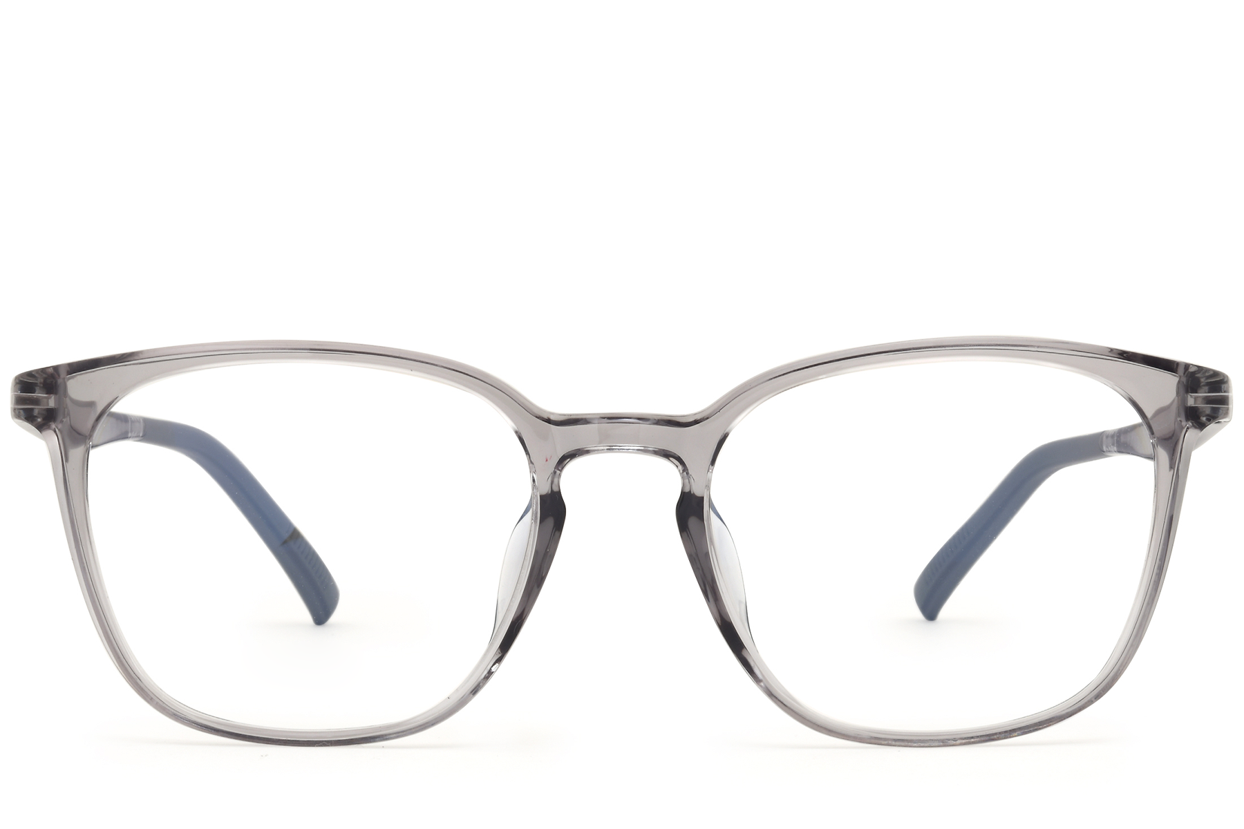 BS0620-0264_Grey_Rectangular_TR90_Glasses_front