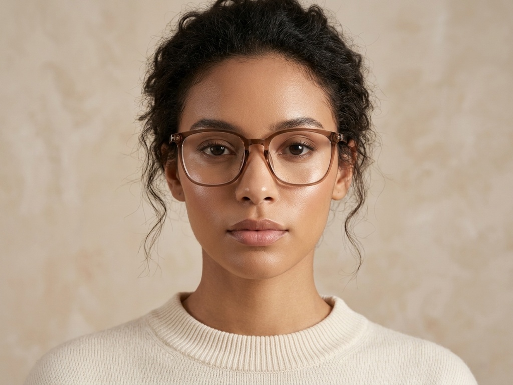 BS0620-0267_Brown_Rectangular_TR90_Glasses_corner-tryon_female