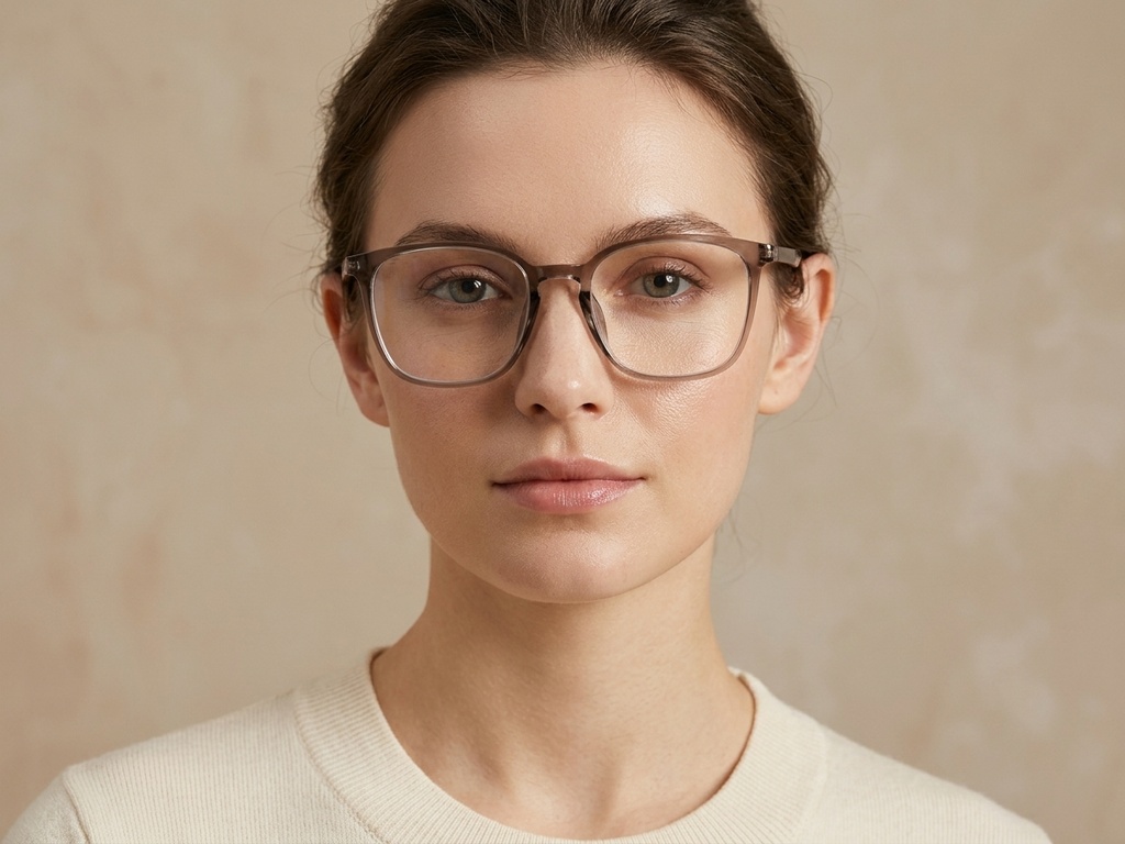 BS0620-0268_Brown_Rectangular_TR90_Glasses_corner-tryon_female