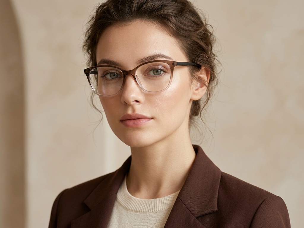 BS0620-0270_Brown_Butterfly_TR90_Glasses_corner-tryon_female