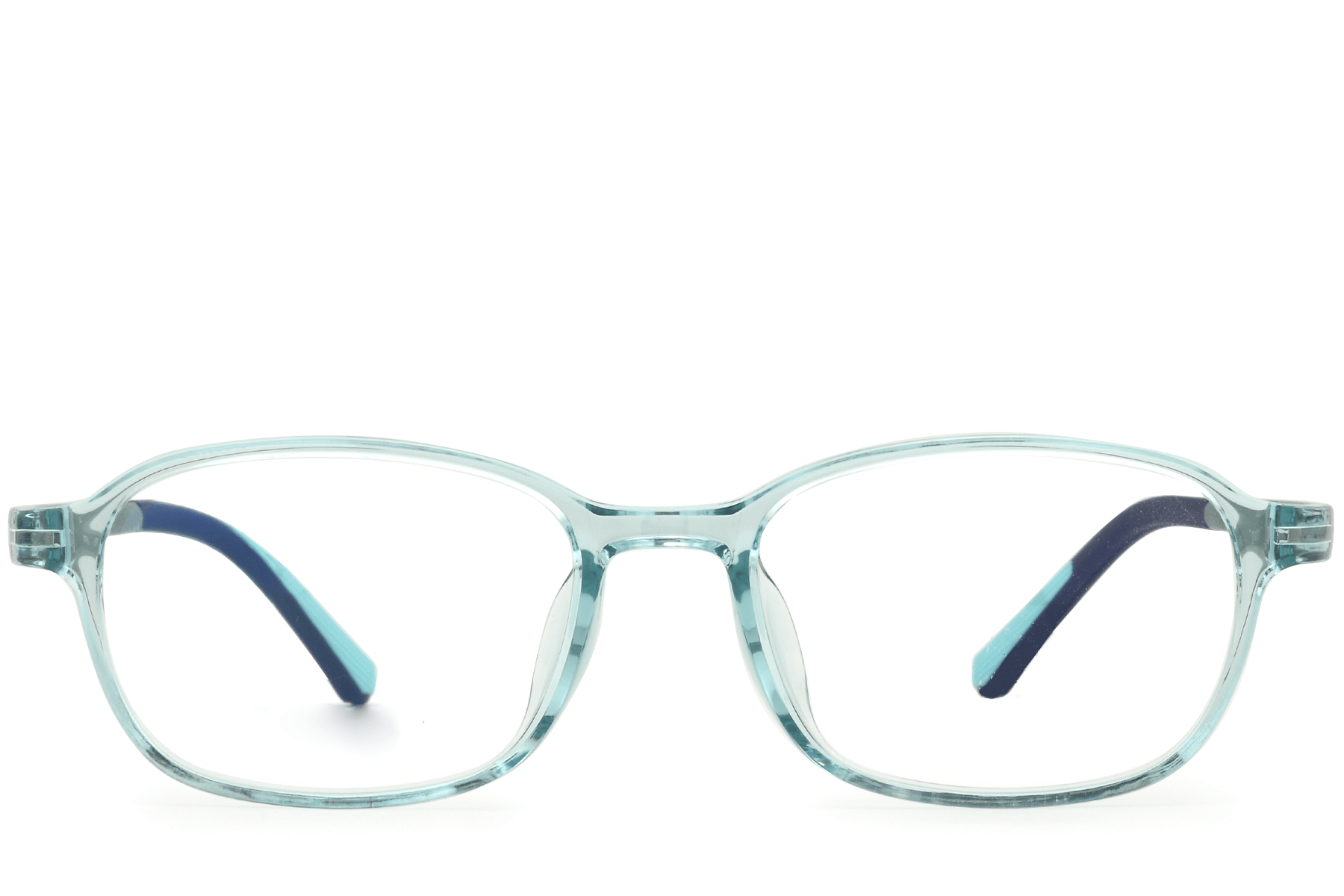 BS0620-0278_Green_Rectangular_TR90_Glasses_front