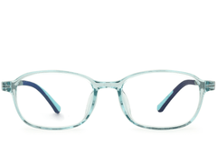 BS0620-0278_Green_Rectangular_TR90_Glasses_front