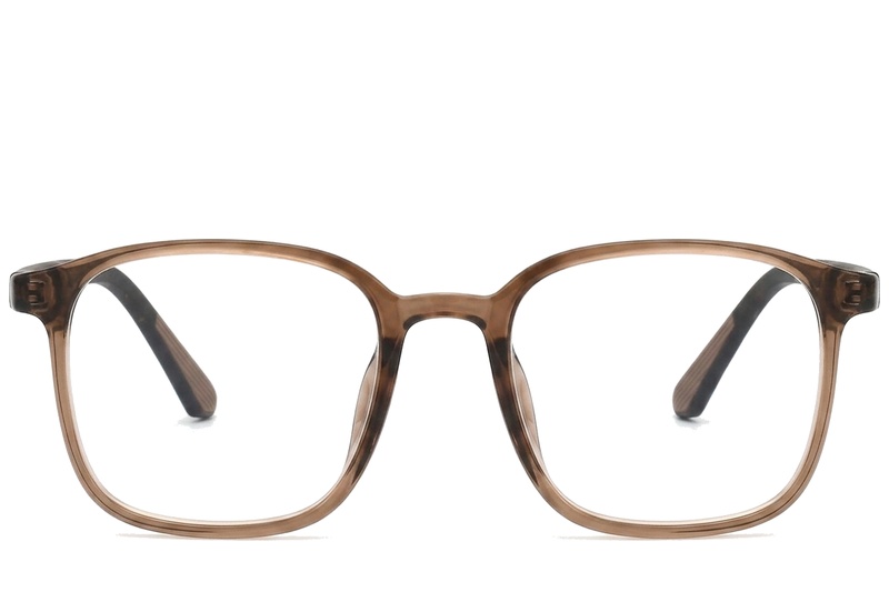 BS0620-0282_Brown_Rectangular_TR90_Glasses_corner-front