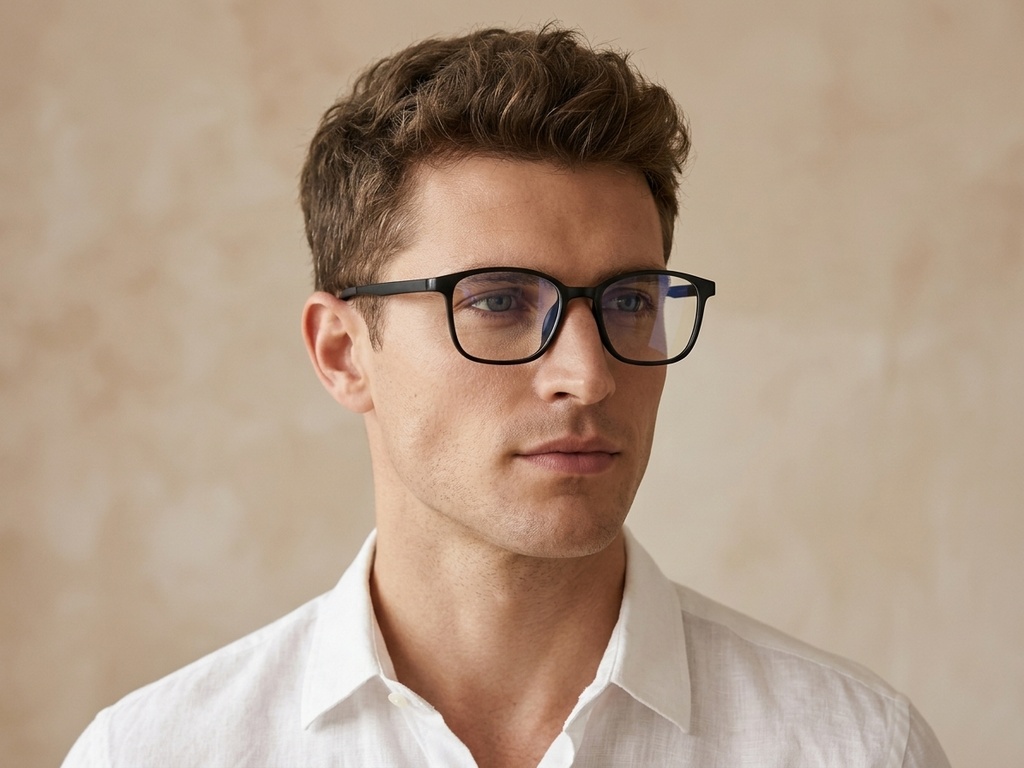 BS0620-0285_Black_Rectangular_TR90_Glasses_corner-tryon_male