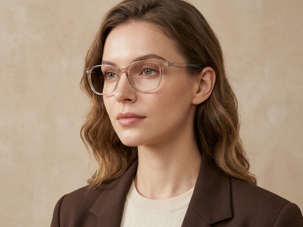 BS0620-0286_Grey_Rectangular_TR90_Glasses_corner-tryon_female