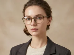 BS0620-0288_Green_Rectangular_TR90_Glasses_corner-tryon_female