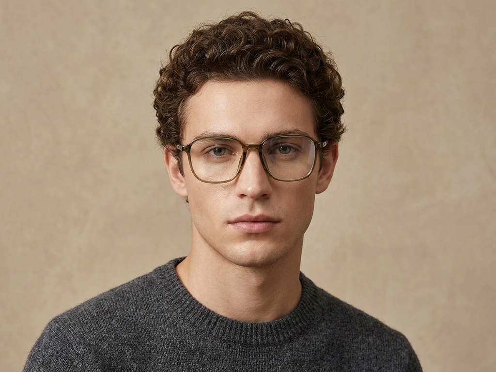 BS0620-0288_Green_Rectangular_TR90_Glasses_corner-tryon_male