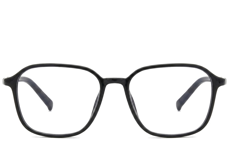 BS0620-0292_Grey_Rectangular_TR90_Glasses_corner-front