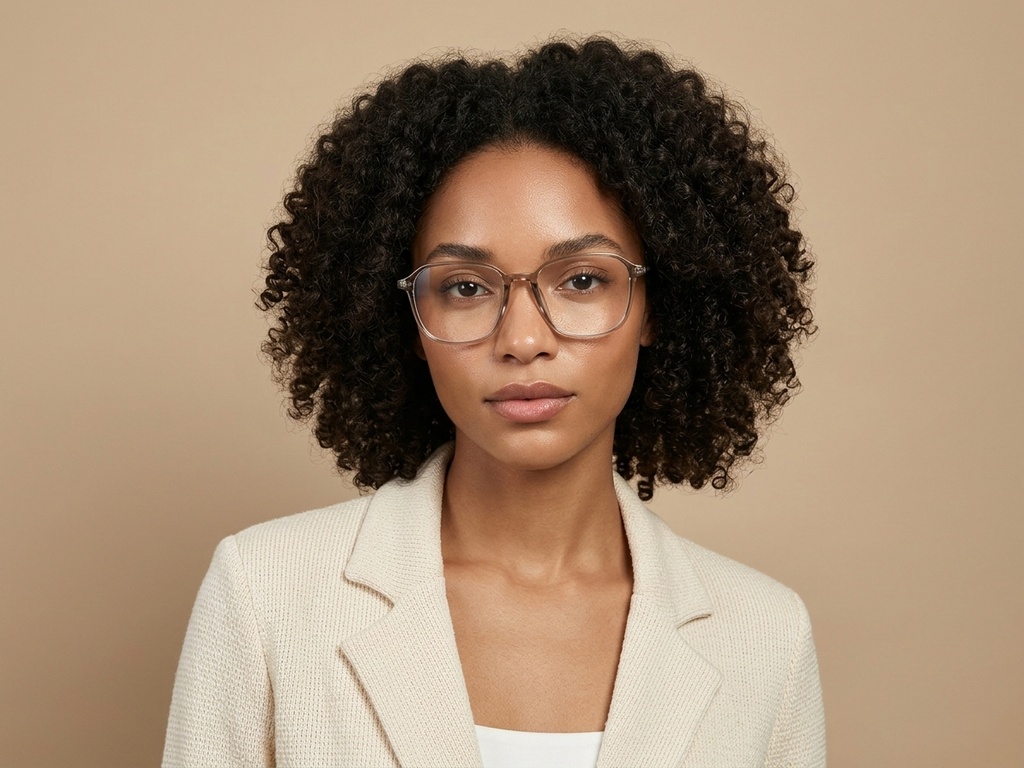 BS0620-0293_Brown_Rectangular_TR90_Glasses_corner-tryon_female
