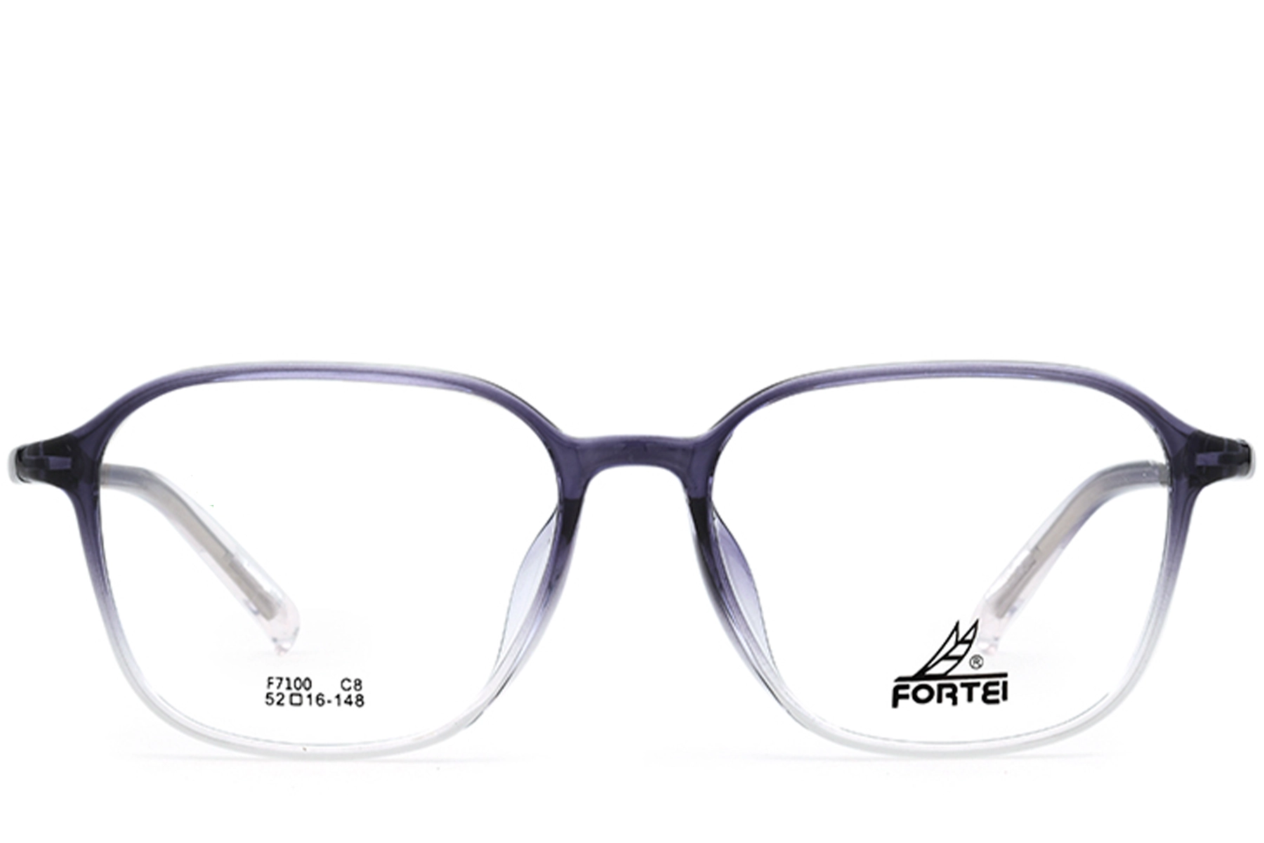 BS0620-0294_Purple_Rectangular_TR90_Glasses_front