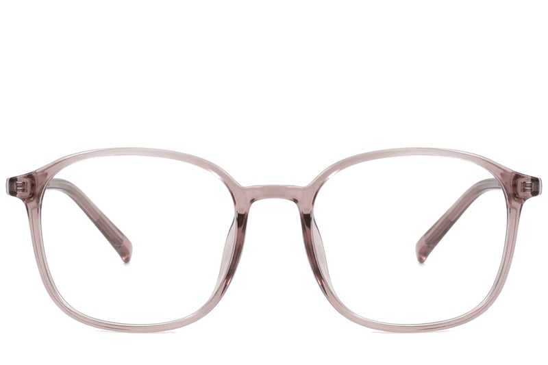BS0620-0295_Pink_Rectangular_TR90_Glasses_corner-front