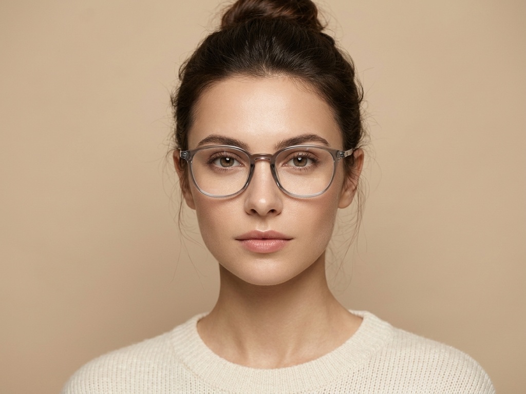 BS0620-0296_Grey_Rectangular_TR90_Glasses_corner-tryon_female