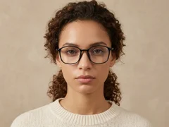 Rectangular Black TR90 Glasses #BS0620-0299