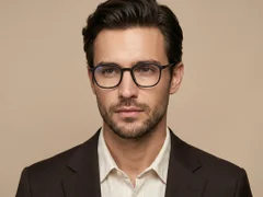 Rectangular Black TR90 Glasses #BS0620-0299