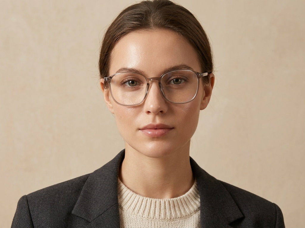BS0620-0301_Grey_Rectangular_TR90_Glasses_corner-tryon_female