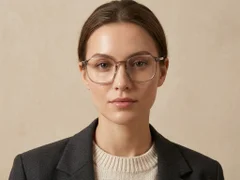BS0620-0301_Grey_Rectangular_TR90_Glasses_corner-tryon_female