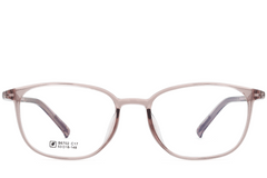 BS0620-0303_Pink_Rectangular_TR90_Glasses_front