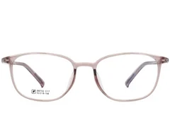 BS0620-0303_Pink_Rectangular_TR90_Glasses_front