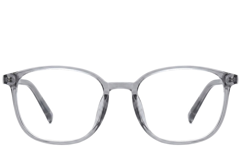 BS0620-0307_Grey_Rectangular_TR90_Glasses_corner-front