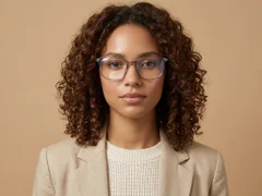 BS0620-0307_Grey_Rectangular_TR90_Glasses_corner-tryon_female