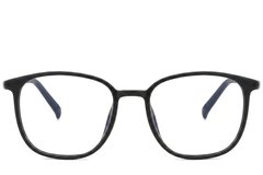 BS0620-0308_Black_Rectangular_TR90_Glasses_corner-front