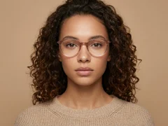 BS0620-0314_Brown_Oval_TR90_Glasses_corner-tryon_female
