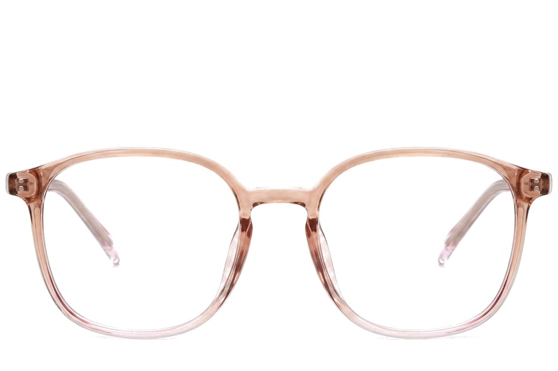 BS0620-0315_Pink_Rectangular_TR90_Glasses_corner-front