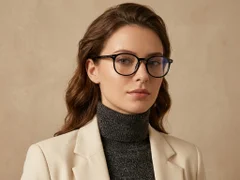 BS0620-0319_Black_Rectangular_TR90_Glasses_corner-tryon_female