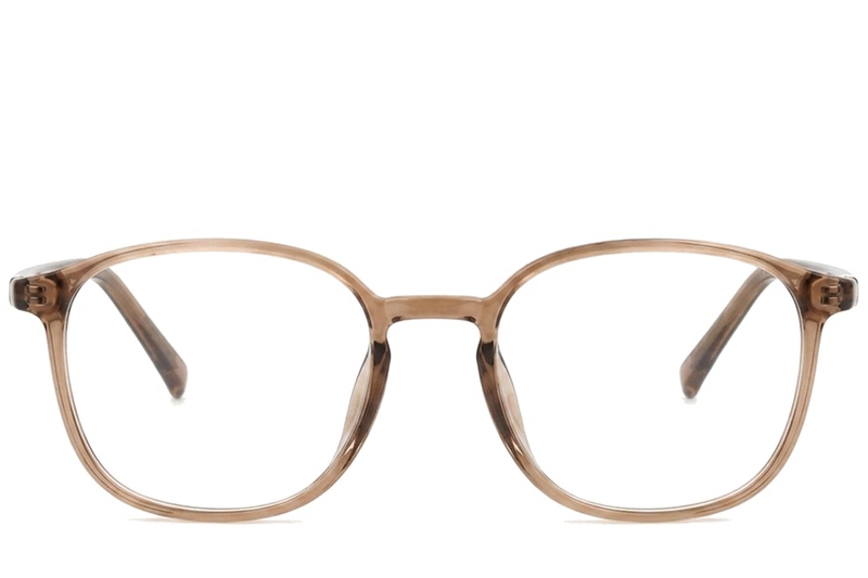 BS0620-0320_Brown_Rectangular_TR90_Glasses_corner-front