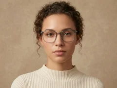 BS0620-0322_Grey_Rectangular_TR90_Glasses_corner-tryon_female