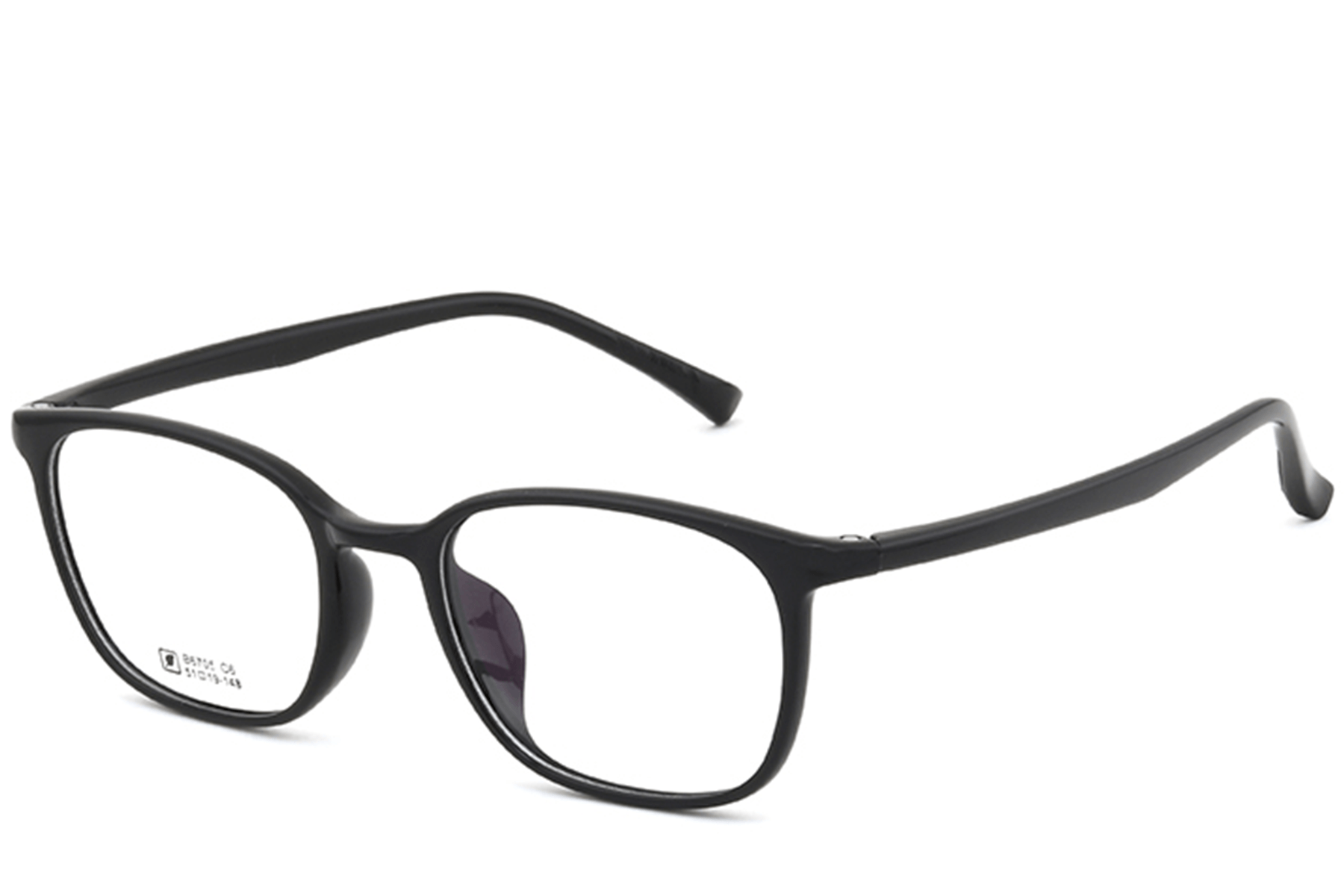 Lunettes rectangulaires noires TR90 #BS0620-0324