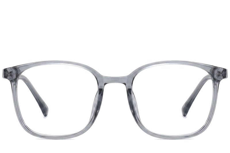 BS0620-0327_Grey_Rectangular_TR90_Glasses_corner-front