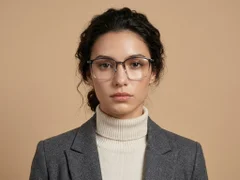 BS0620-0329_Grey_Rectangular_TR90_Glasses_corner-tryon_female