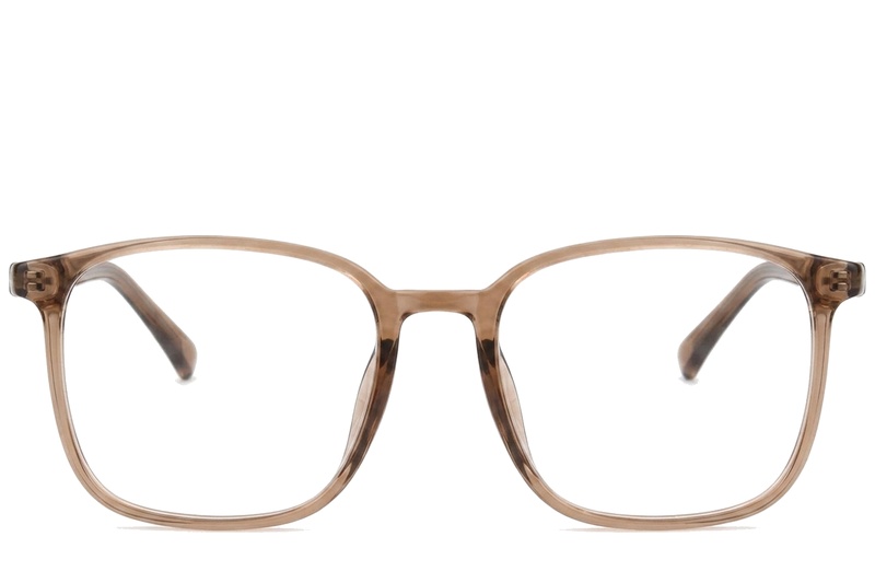 BS0620-0332_Brown_Rectangular_TR90_Glasses_corner-front