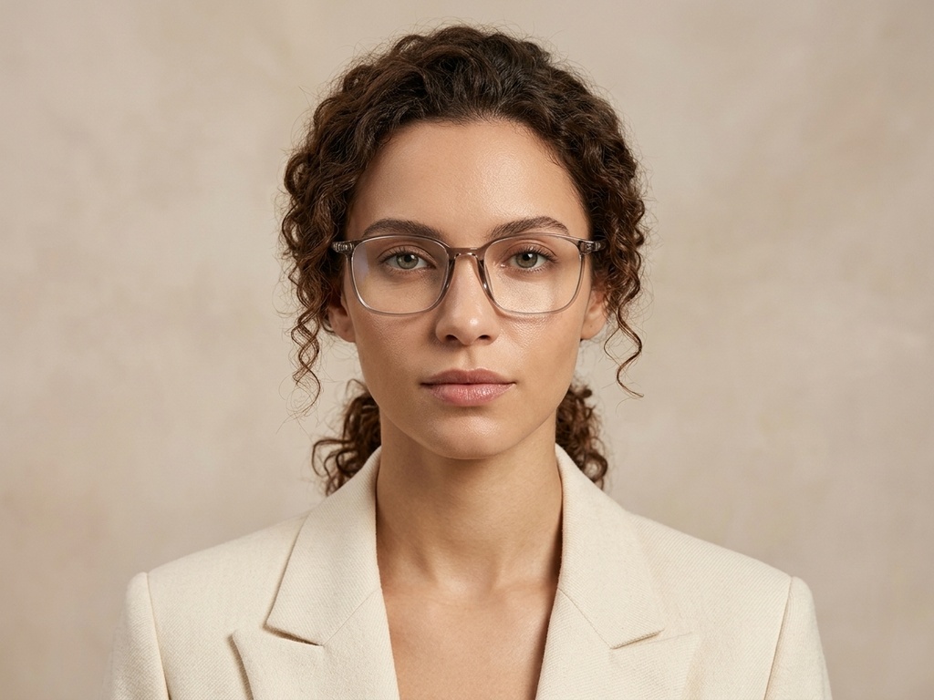 BS0620-0333_Grey_Rectangular_TR90_Glasses_corner-tryon_female