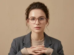 BS0620-0335_Brown_Oval_TR90_Glasses_corner-tryon_female