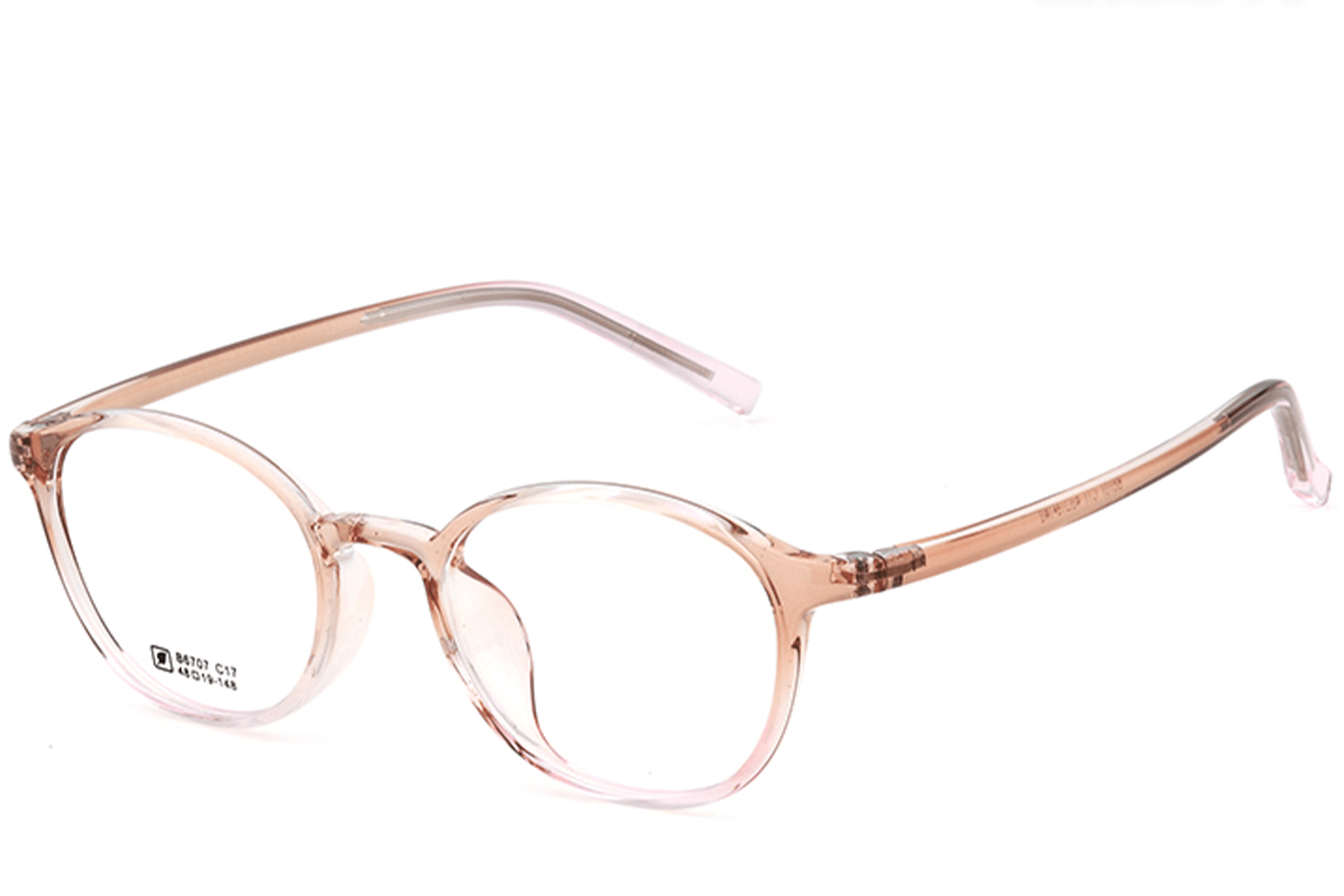 Oval Pink TR90 Glasses #BS0620-0336