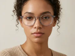 BS0620-0337_Grey_Oval_TR90_Glasses_corner-tryon_female