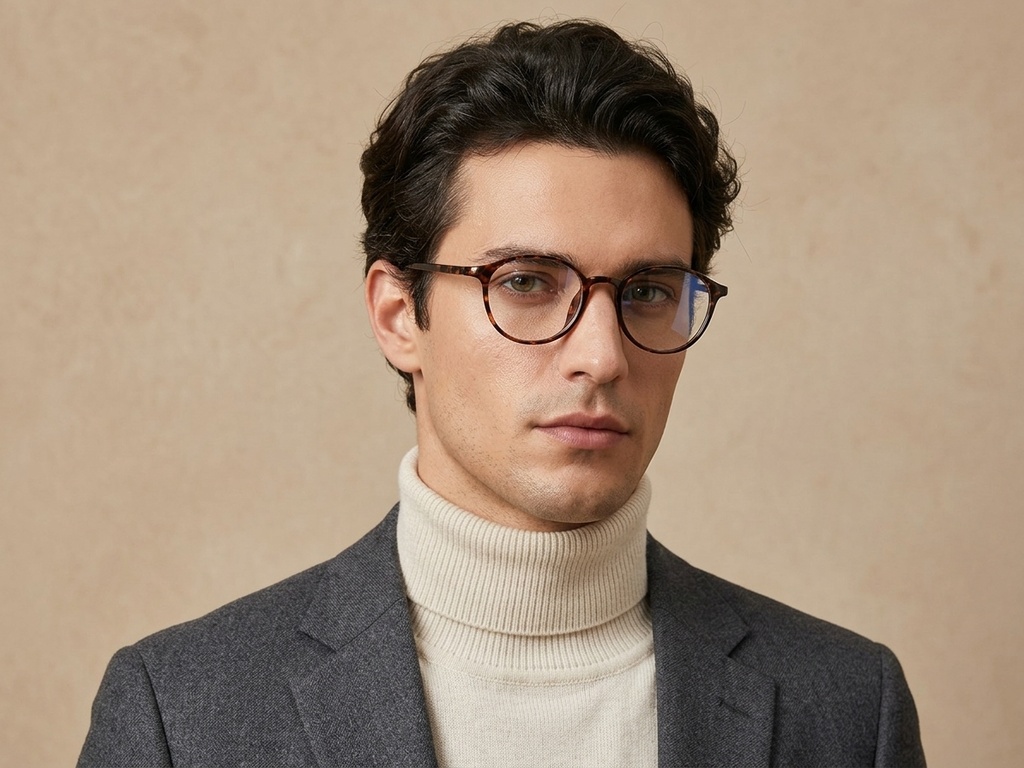 BS0620-0338_Tortoiseshell_Oval_TR90_Glasses_corner-tryon_male