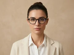 BS0620-0339_Black_Oval_TR90_Glasses_corner-tryon_female